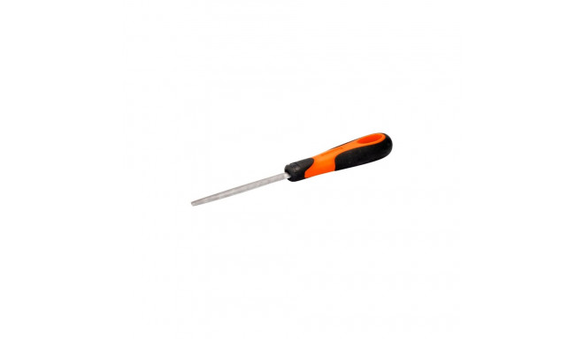 Half-round file 6" 150mm smooth cut with handle