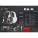 Mars Gaming MHW-100 Wireless 2.4GHz Gaming Headset with Microphone USB-C / ARGB Flow