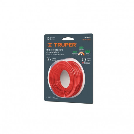 Round trimmer line 2.7mm/12m Truper®