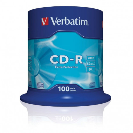 CD R 700MB x52 Protec Surfa 100 tk VERBATIM 434115