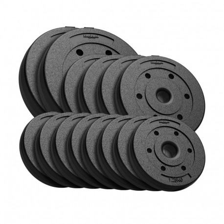 Bituumeni koormuskomplekt 30kg (8x1,25kg + 4x2,5kg + 2x5kg), ava 31mm, REBEL ACTIVE