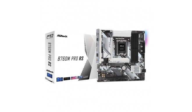 Asrock B760M Pro RS Intel B760 LGA 1700 micro ATX emaplaat
