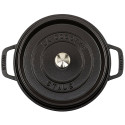 Staub ümmargune malmist vorm 3,8 l must