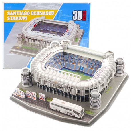 3D pusle jalgpallistaadion Santiago Bernabéu Real Madrid, 101-osaline
