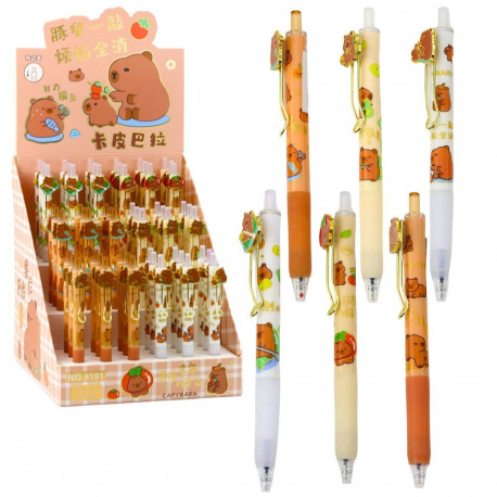 Długopis Żelowy kapibara sinine tint 0.5mm 14cm mix