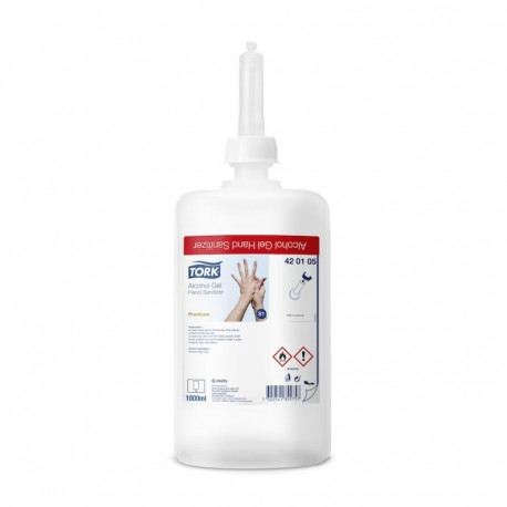 Kätegeel desinfitseeriv Tork Alco Gel S1, 1L 420105