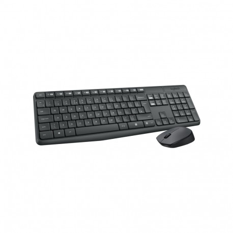 Klaviatuurikomplekt Logitech MK-235 Wireless hiirega, ENG, must