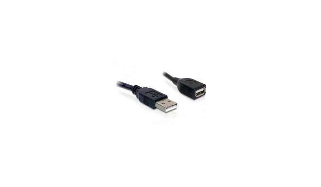 DeLOCK Kabel USB 2.0 Verlaengerung, A/A 15cm S/B USB cable 0.15 m Black