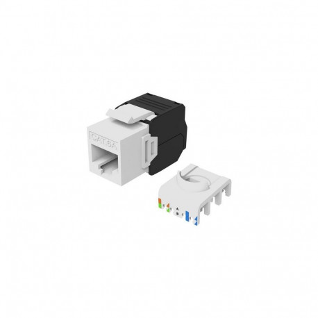 Equip Cat.6A Unshielded Keystone Jack Toolfree, 8pcs/Set