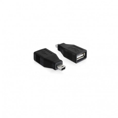 DeLOCK 65277 cable gender changer mini USB USB 2.0-A Black