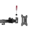 Equip 17&quot;-32&quot; Articulating Triple Monitor Desk Mount Bracket