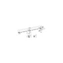Equip 17&quot;-32&quot; Articulating Triple Monitor Desk Mount Bracket