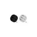 DeLOCK Cable Holder with 3 feed-throughs self-adhesive Set 6 pieces black / white