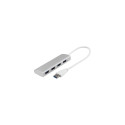 Deltaco UH-484 interface hub USB 3.2 Gen 1 (3.1 Gen 1) Type-A 5000 Mbit/s Silver
