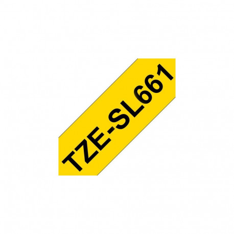 Brother TZE-SL661 label-making tape Black on yellow