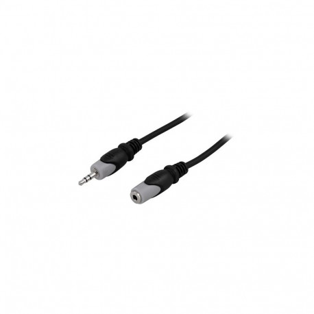 Deltaco MM-164 audio cable 15 m 3.5mm Black
