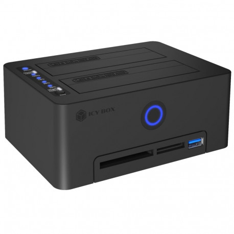 IB-1233CL-CR 2x 2,5/3,5 SSD/HDD,czytnik kart