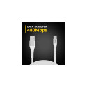 Intenso A315C USB-C charging/data cable, 1.5m, fast charging up to 60 watts, white