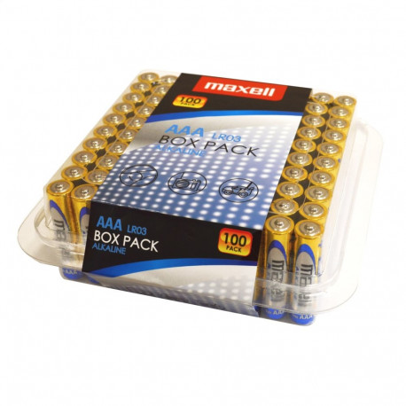 Maxell patarei Alkaline LR03/AAA Box 100tk ( 790410.01.CN)