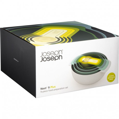 Joseph Joseph köögitarvete komplekt Nest 9 Opal 40076 9-osaline, hall