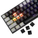 White Shark GK-002111V2  Wakizashi Black-Grey US Red Switches