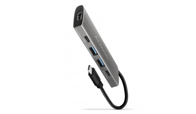HMC-5G21 10Gbps hub 5in 1 HDMI + 2x USB-A/USB-C