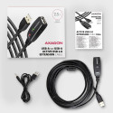 ADR-207 USB 2.0 A-M - A-F akt. 7m kabel