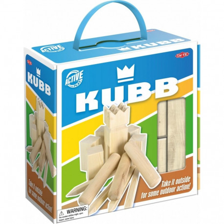 Game Kubb in cardboard box