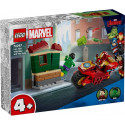 Marvel Super Heroes Iron Man with Bike and The Hulk