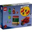 Marvel Super Heroes Iron Man with Bike and The Hulk