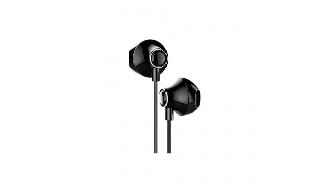 Baseus Encok NGH06-01 stereo kõrvaklapid mikrofoniga ja juhtpuldiga / 3,5 mm / 1,2 m / must