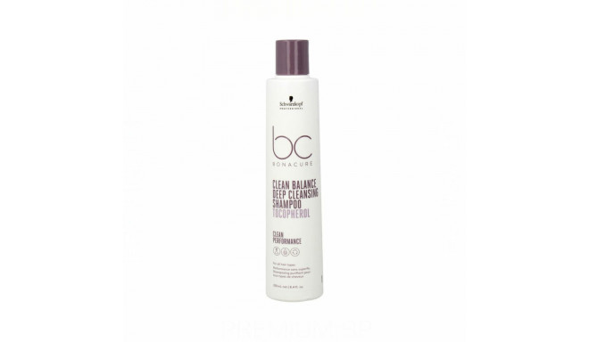 Elustav šampoon Schwarzkopf Bc Clean Balance 250 ml
