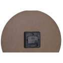 Wall Clock DKD Home Decor Black Multicolour Flowers Modern MDF Wood (34 x 4 x 34 cm) (3 Units)
