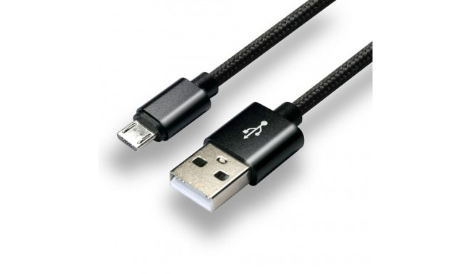 USB-kaabel-mikro USB EverActive CBB-1MB Must 1 m