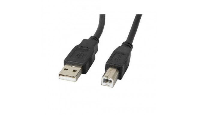 USB A - USB B Kaabel Lanberg CA-USBA-10CC-0018-BK Must 1,8 m Printer (1,8 m)