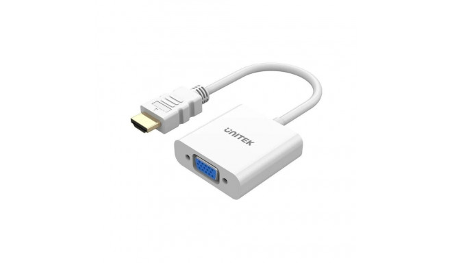 HDMI to VGA Adapter Unitek Y-6333C01 White