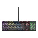 Mänguriklaviatuur Trust GXT 871 Zora Must Mitmevärviline QWERTY Qwerty US