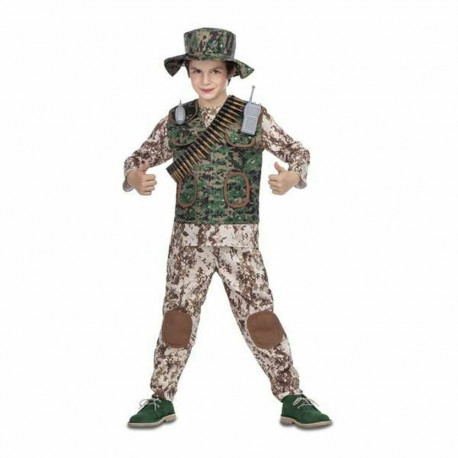 Costume for Children My Other Me Camouflage 7-9 Years