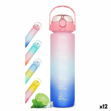 Veepudel Bewinner Mitmevärviline 800 ml 7,3 x 7,3 x 23,5 (12 Ühikut)