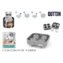 Jääkuubiku Vorm Quttin Silikoon 12,5 x 12,5 x 4,75 (24 Ühikut)