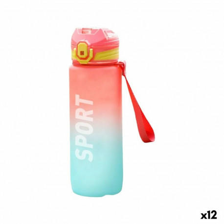 Veepudel Bewinner Mitmevärviline 600 ml 7,4 x 7,4 x 19 cm (12 Ühikut)