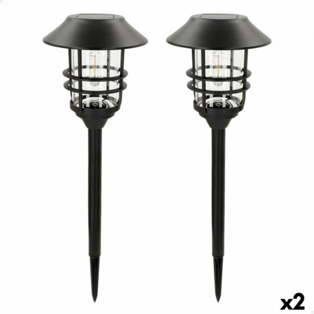 Solar lamp Aktive 17 x 58 x 17 cm (2 Units)