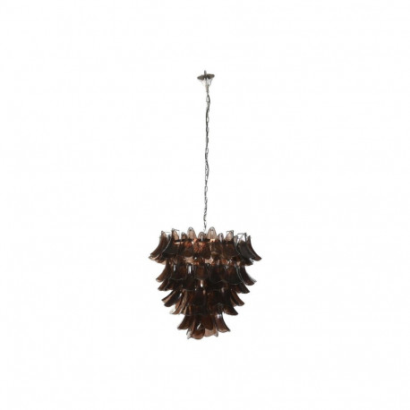 Laevalgusti Home ESPRIT Pruun Hõbedane Kristall Teras 25 W 80 x 80 x 80 cm