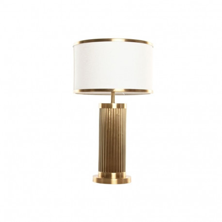 Desk lamp Home ESPRIT White Golden 50 W 220 V