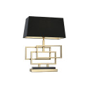 Laualamp Home ESPRIT Must Kuldne 50 W 220 V