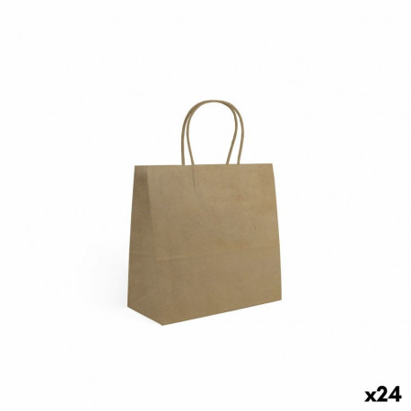 Paper Bag Algon Kraft 26 x 17 x 26 cm 3 Pieces (24 Units)