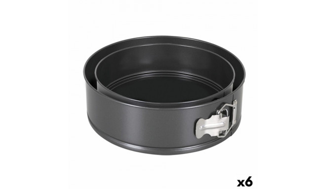lahtikäiv tordivorm Quttin Must 24 x 7+28 x 6,8 cm 2 Tükid, osad (6 Ühikut)