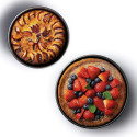 lahtikäiv tordivorm Quttin Must 24 x 7+28 x 6,8 cm 2 Tükid, osad (6 Ühikut)