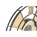 Seinakell Home ESPRIT Must Naturaalne Metall Rotang 100 x 9 x 100 cm