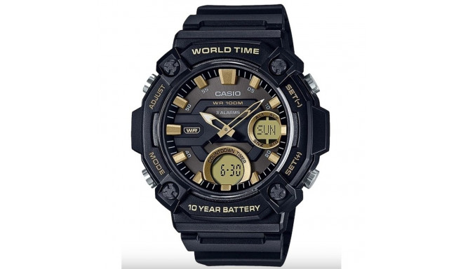 Meeste Kell Casio OVERSIZE 10 YEAR BATTERY Must (Ø 52 mm)